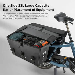 Alforja trasera Bicicleta Cargo 23lt - E-Mobility Chile, Las Condes