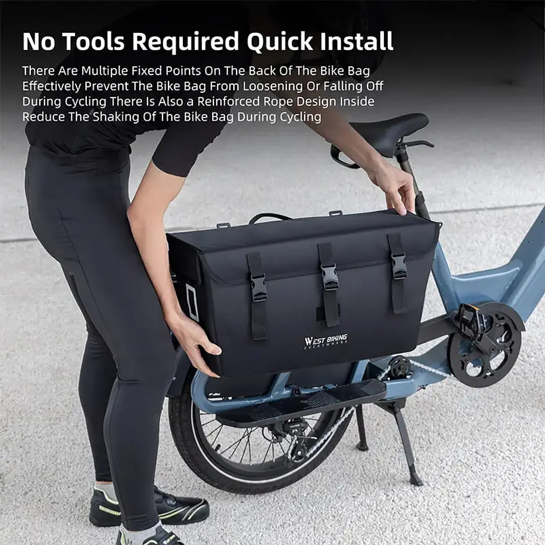 Alforja trasera Bicicleta Cargo 23lt - E-Mobility Chile, Las Condes