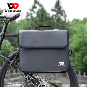 Alforja Trasera para Bicicleta 36lt, vista trasera - E-Mobility Chile, Las Condes
