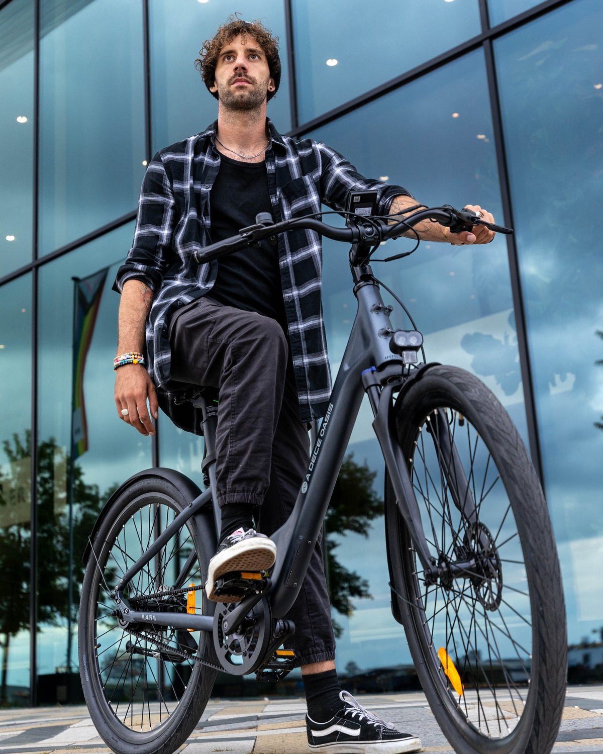 Bicicleta Eléctrica ADO A28 Air en uso