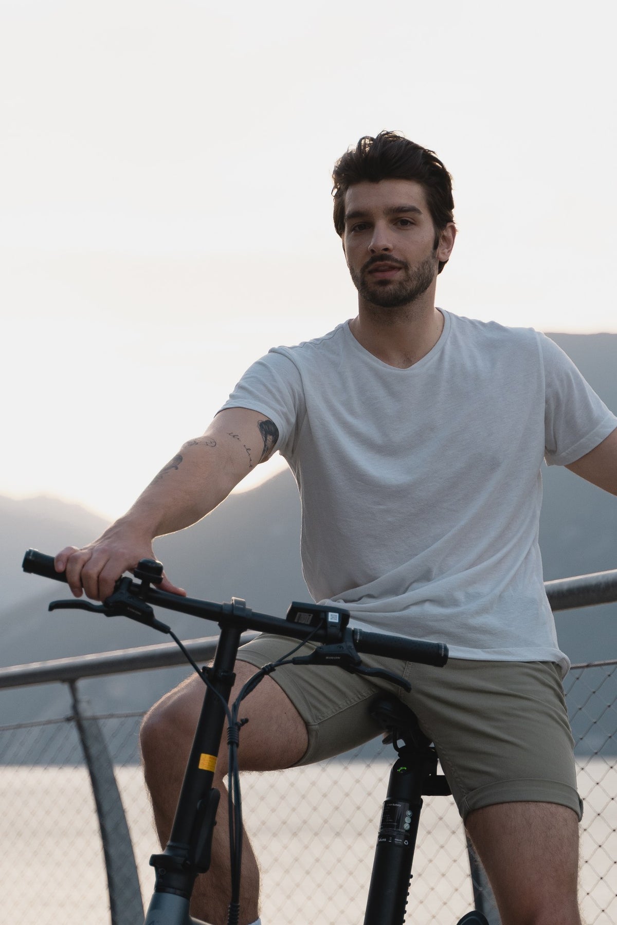 Bicicleta Eléctrica Plegable ADO A20 Lite en uso