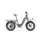 Bicicleta Eléctrica ADO Oasis One gris, vista lateral - E-Mobility Chile, Las Condes