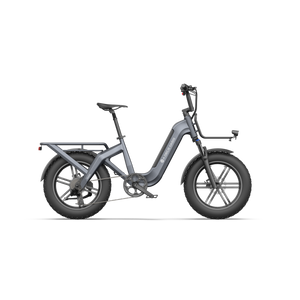 Bicicleta Eléctrica ADO Oasis One gris, vista lateral - E-Mobility Chile, Las Condes