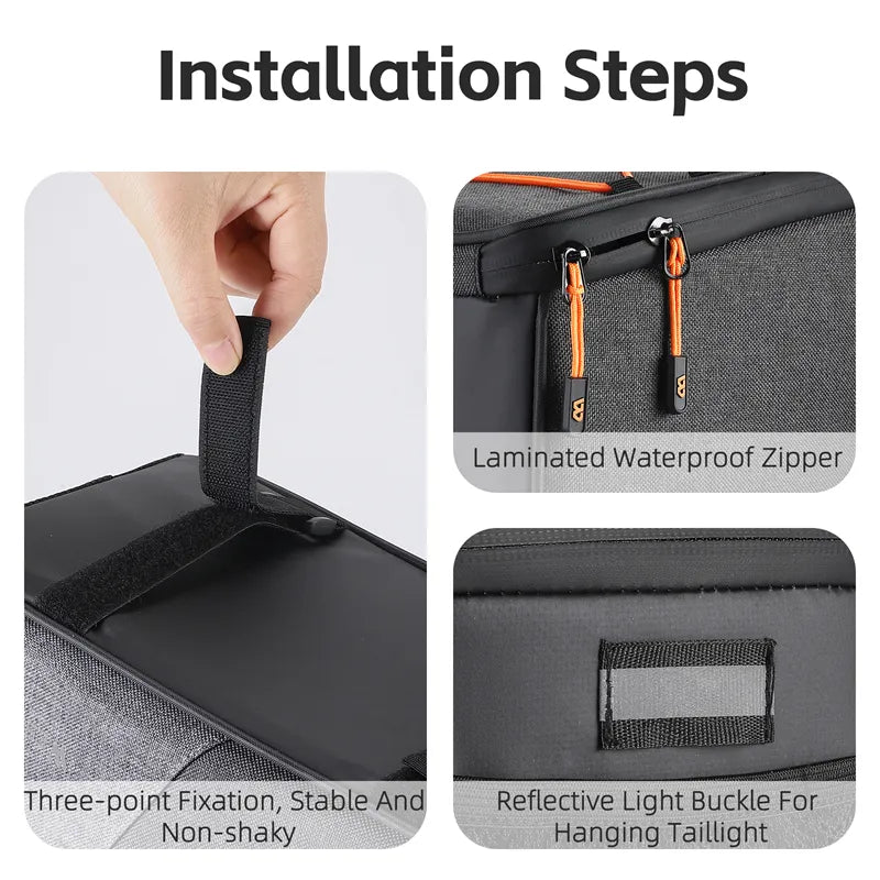 Bolso trasero para parrilla 6lt - E-Mobility Chile, Las Condes