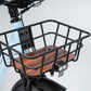 Canasta delantera ADO para bicicleta eléctrica A28 Air, vista frontal - E-Mobility Chile, Las Condes
