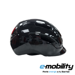 Casco Urbano Multiuso E-Mobility negro, vista lateral - E-Mobility Chile, Las Condes