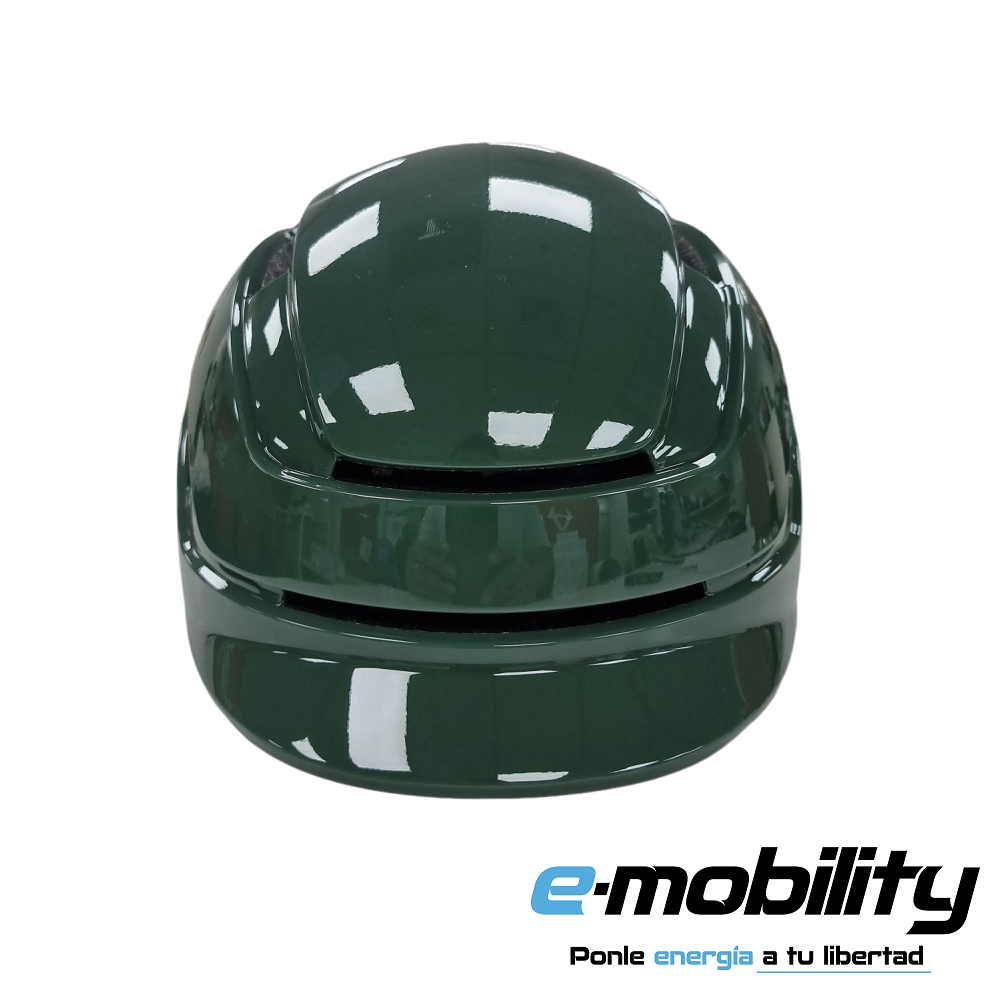Casco Urbano Multiuso E-Mobility verde, vista frontal - E-Mobility Chile, Las Condes