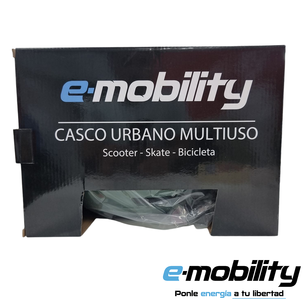 Casco Urbano Multiuso Niño E-Mobility, contenido de la caja - E-Mobility Chile, Las Condes