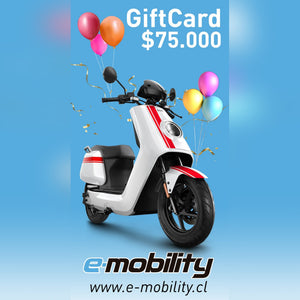 Giftcard E-Mobility $75.000 - E-Mobility Chile, Las Condes