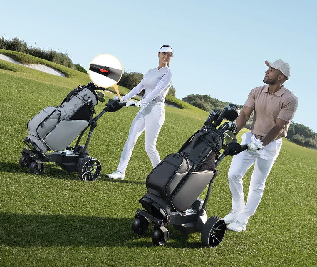 Golf Push Cart Navee Birdie 3 en el campo
