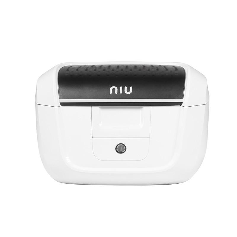 Maleta 14 Litros NIU blanco, contenido de la caja - E-Mobility Chile, Las Condes