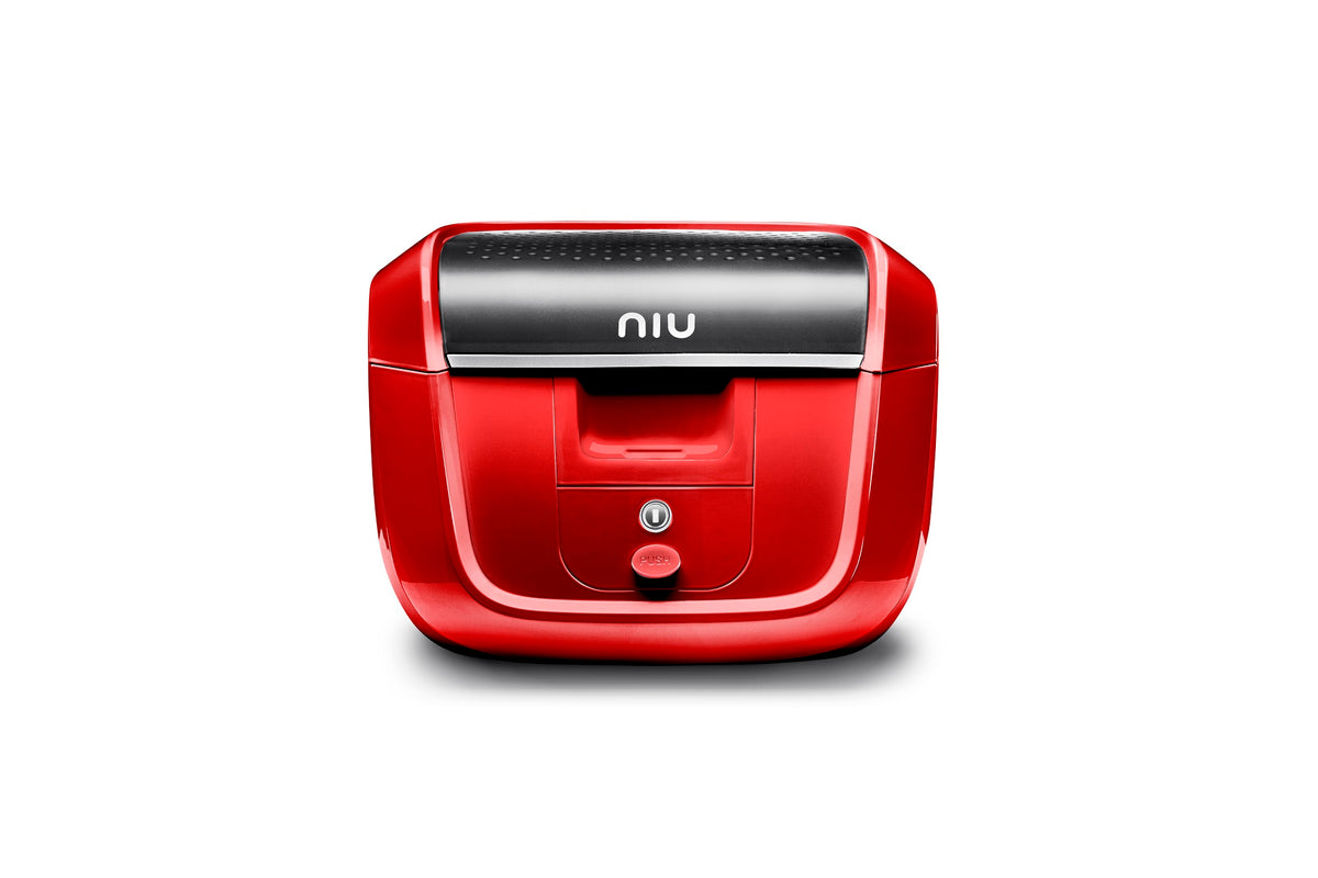 Maleta 29 Litros NIU, contenido de la caja - E-Mobility Chile, Las Condes