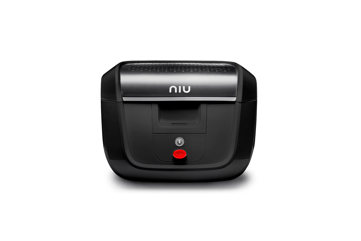 Maleta 29 Litros NIU negro, contenido de la caja - E-Mobility Chile, Las Condes