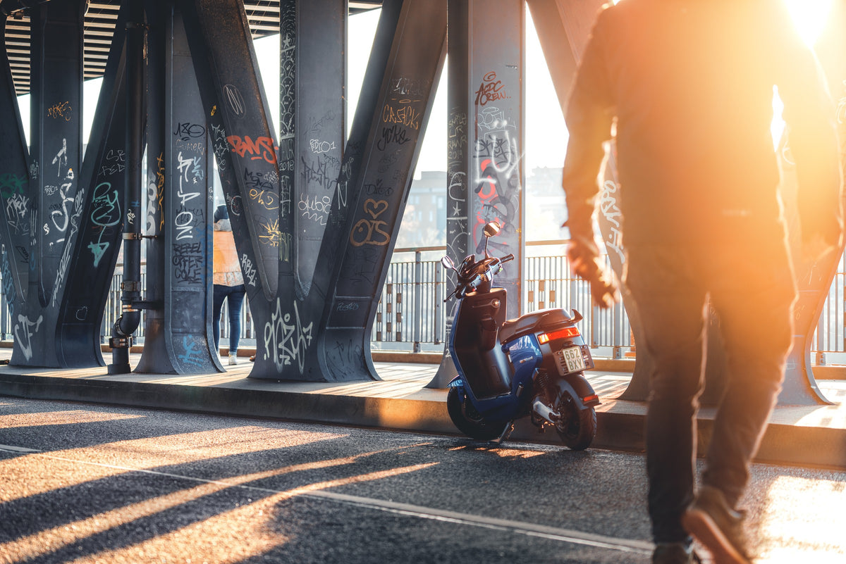 Moto Eléctrica NIU MQi+ Sport en uso - E-Mobility Chile, Las Condes