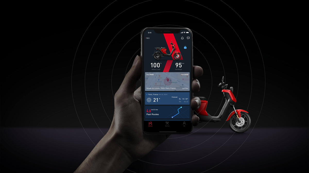 Moto Eléctrica NIU UQi GT Sport en uso - E-Mobility Chile, Las Condes
