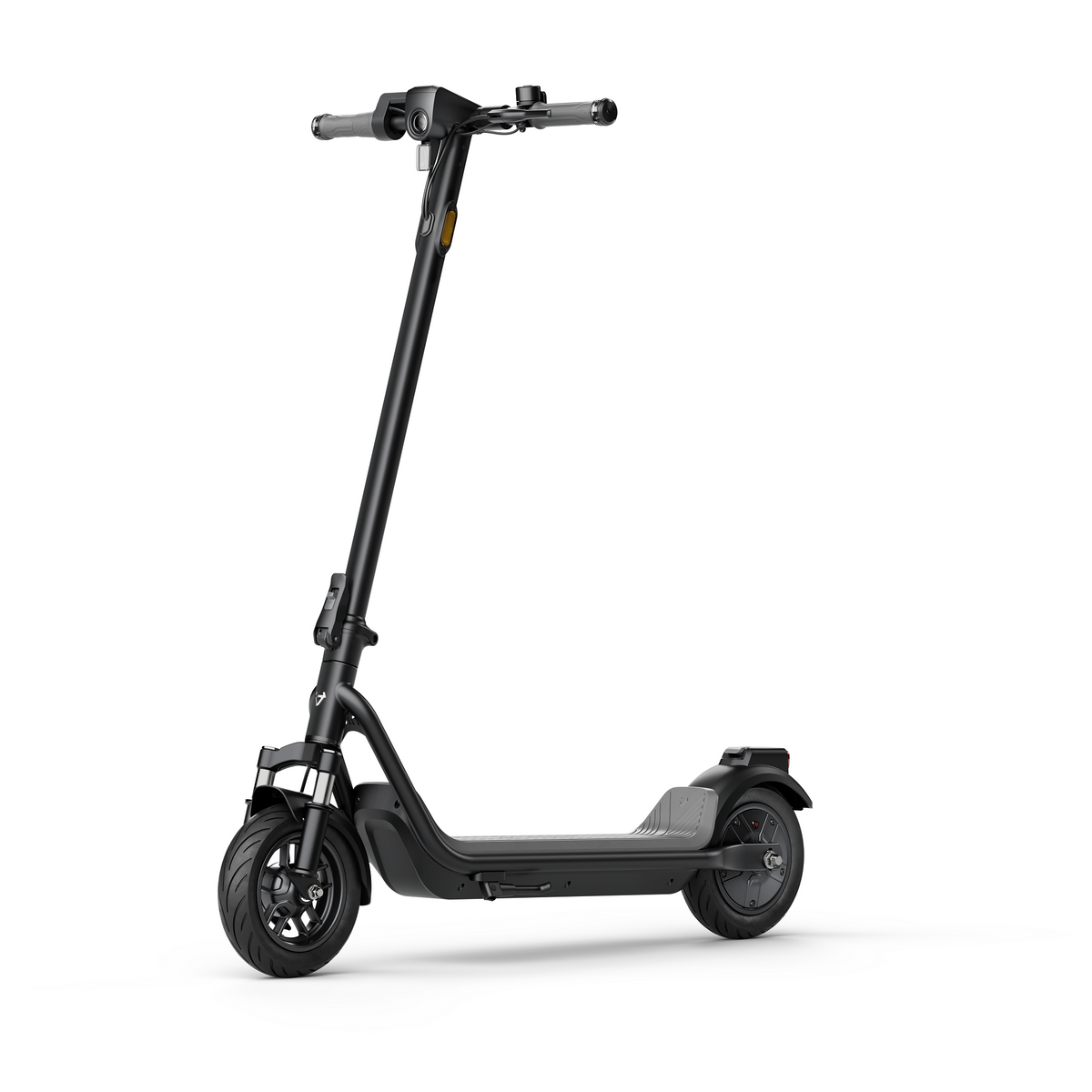 Scooter Eléctrico NIU KQi100F gris, vista lateral - E-Mobility Chile, Las Condes