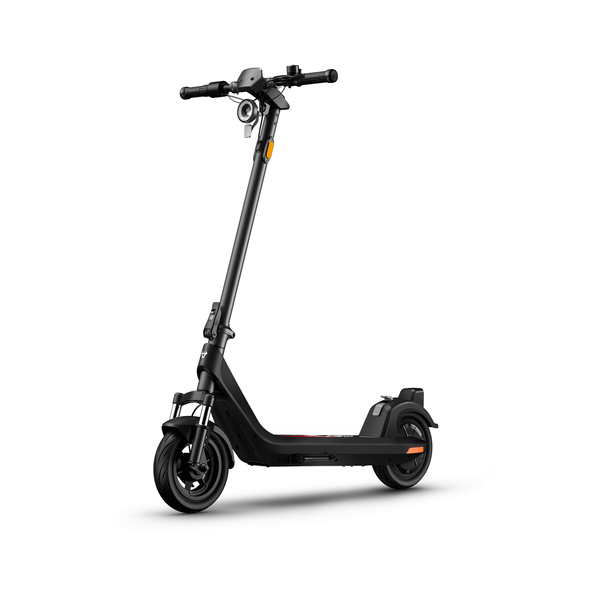 Scooter Eléctrico NIU KQi200F negro, vista frontal - E-Mobility Chile, Las Condes