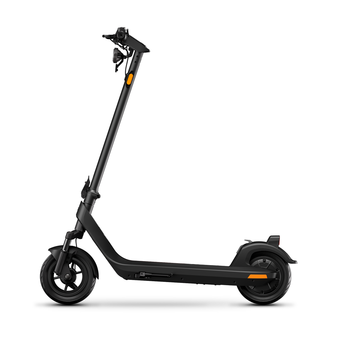 Scooter Eléctrico NIU KQi200F negro, vista lateral - E-Mobility Chile, Las Condes