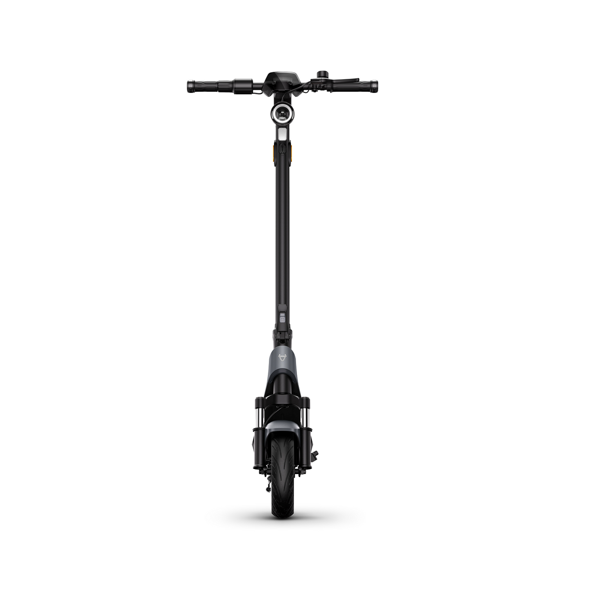 Scooter Eléctrico NIU KQi200P gris, vista frontal - E-Mobility Chile, Las Condes