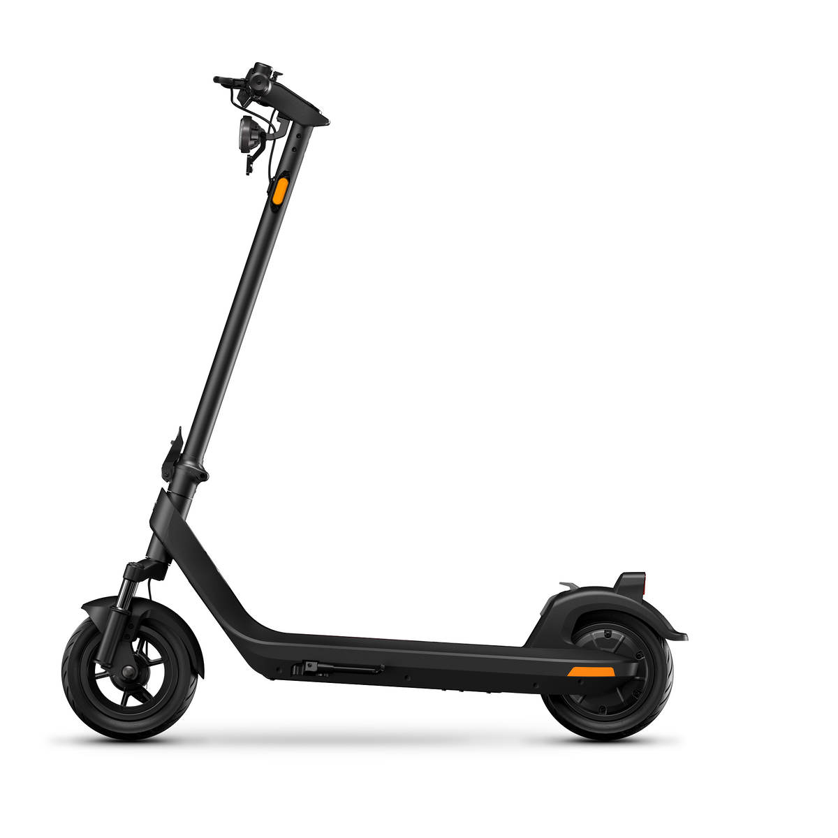 Scooter Eléctrico NIU KQi200P negro, vista lateral - E-Mobility Chile, Las Condes