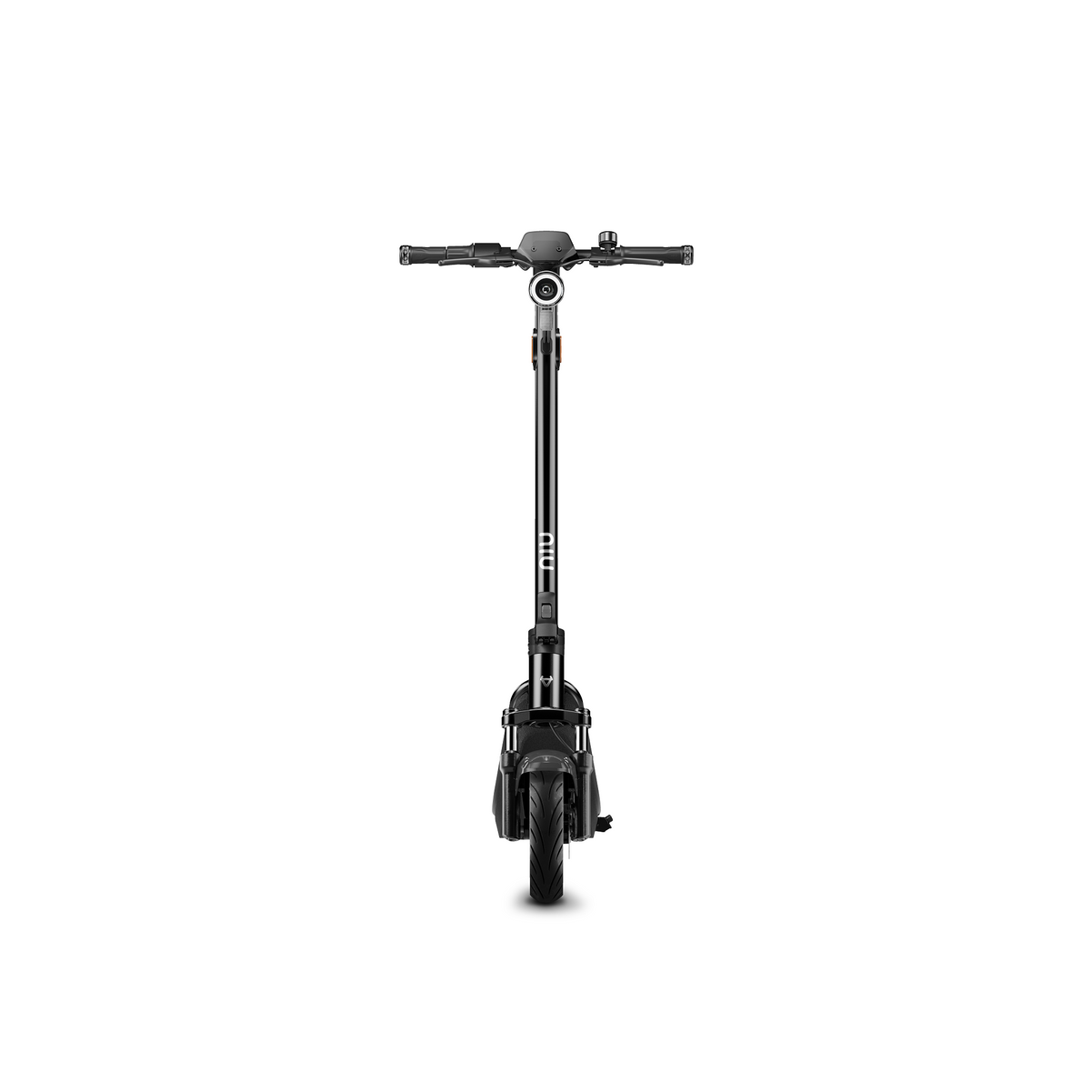 Scooter Eléctrico NIU KQi300P negro, vista frontal - E-Mobility Chile, Las Condes