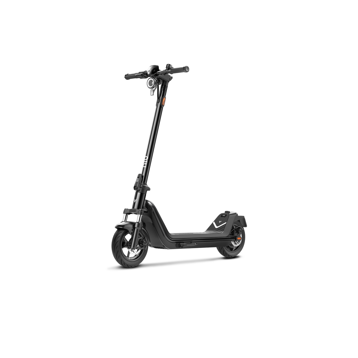Scooter Eléctrico NIU KQi300P negro, vista lateral - E-Mobility Chile, Las Condes
