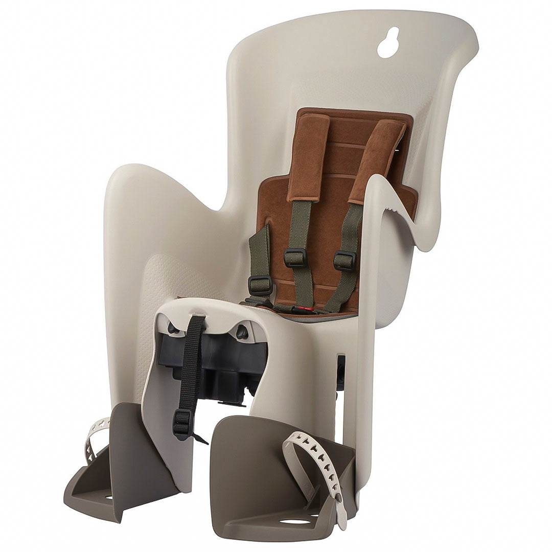 Silla Porta Bebé Polisport Bilby Maxi 29" CFS para Parrilla crema, vista lateral - E-Mobility Chile, Las Condes