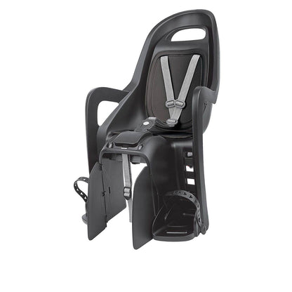 Silla Porta Bebé Polisport Groovy 29" CFS para Parrilla gris, vista lateral - E-Mobility Chile, Las Condes