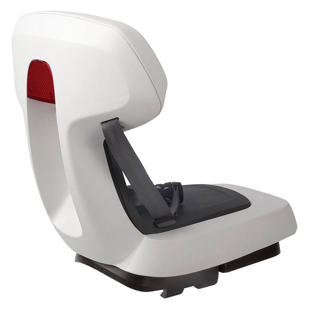 Silla Porta Bebé Polisport Guppy Junior 35kg para Parrilla negro, vista lateral - E-Mobility Chile, Las Condes
