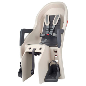 Silla Porta Bebé Polisport Guppy Maxi CFS para Parrilla gris, vista lateral - E-Mobility Chile, Las Condes