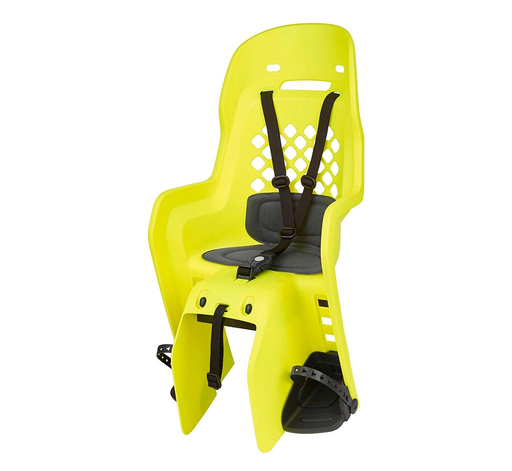 Silla Porta Bebé Polisport Joy 29" CFS para Parrilla gris, vista lateral - E-Mobility Chile, Las Condes