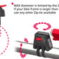 U-Lock Mounting Bracket rojo, vista lateral - E-Mobility Chile, Las Condes